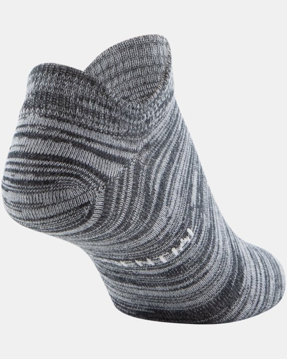 Women's UA Essential No Show – 6-Pack Socks, White, pdpMainDesktop image number 3